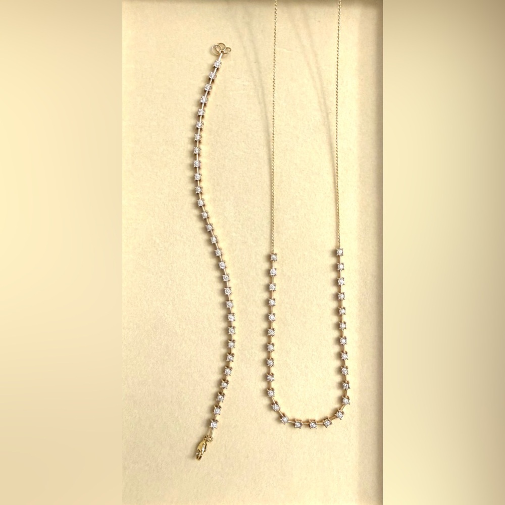 Ava Bea Interval Tennis Necklace - Picture 5 of 8